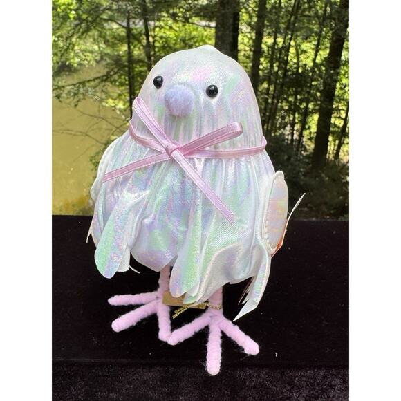 New Target Hyde and Eek! Featherly Friends Whisper Ghost Bird Figurine Halloween - Picture 1 of 6